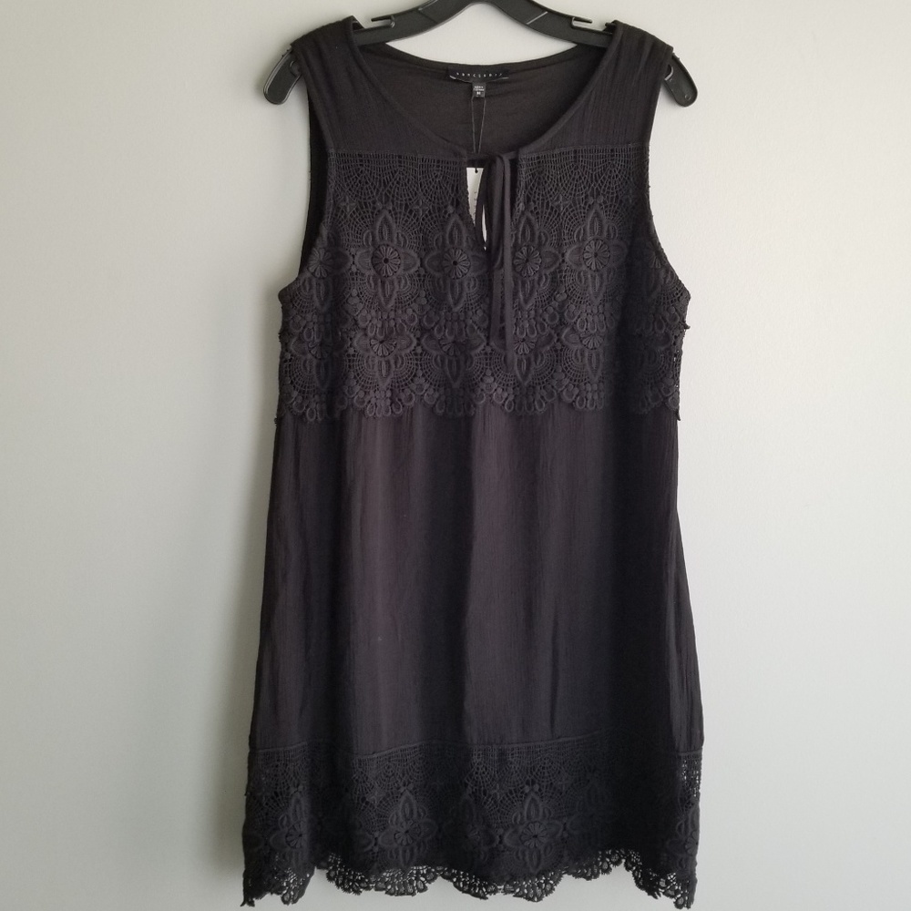 *NWT*SANCTUARY Black Lace Sleeveless Dress Size M